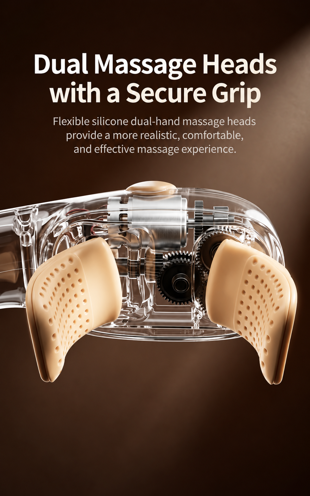 Seahorse Wireless Neck & Shoulder massager with three-level pressure adjustment